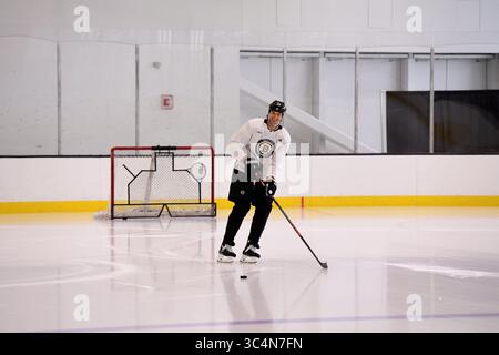 11 septembre 2018 : le défenseur des Boston Bruins Zdeno Chara (33 ans) patine pendant le camp d'entraînement des Boston Bruins au Warrior Ice Arena à Brighton Mass. Eric Canha/CSM(image de crédit : &copy ; Eric Canha/CSM via ZUMA Wire) Banque D'Images