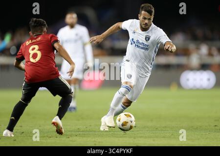 19 septembre 2018 - San Jose, Californie, États-Unis - San Jose, CA - mercredi 19 septembre 2018 : Vako lors d'un match de la Major League Soccer (MLS) entre les tremblements de terre de San Jose et l'Atlanta United FC au stade Avaya. (Crédit image : © Bob Drebin/ISIPhotos via ZUMA Wire) Banque D'Images