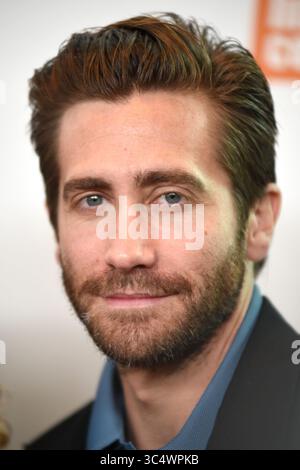 30 septembre 2018 - New York, NY, États-Unis - 30 septembre 2018 New York City..Jake Gyllenhaal assiste à la première de « Wildlife » au New York film Festival au Lincoln Center le 30 septembre 2018 à New York City. (Crédit image : © Kristin Callahan/Ace Pictures via ZUMA Press) Banque D'Images