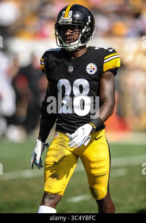 7 octobre 2018 : Steelers #28 Mike Hilton lors du match Pittsburgh Steelers vs Atlanta Falcons au Heinz Field à Pittsburgh, PA. Jason Pohuski/CSM(image de crédit : &copy ; Jason Pohuski/CSM via ZUMA Wire) Banque D'Images