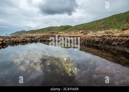 5 septembre 2015 - Sainte-Lucie, Afrique du Sud - marées à Sainte-Lucie, KwaZulu-Natal, Afrique du Sud - iSimangaliso Wetland Park (crédit image : © Edwin Remsberg / Vwpics/VW pics via ZUMA Wire) Banque D'Images