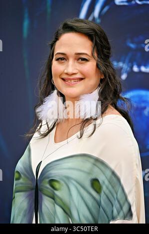 LONDRES, ROYAUME-UNI. 29 juillet 2025. Lily Gladstone à la première du film « Alien Earth » au Barbican Centre, Londres, Royaume-Uni. (Photo de 李世惠/Voir Li/Picture Capital) crédit : Voir Li/Picture Capital/Alamy Live News Banque D'Images