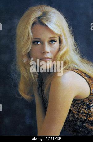Actrice Jane Fonda, Portrait publicitaire, années 1960 (crédit image : © JT Vintage via ZUMA Press Wire) Banque D'Images