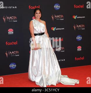 4 décembre 2019, Sydney, Nouvelle-Galles du Sud, Australie : Sarah Roberts assiste aux AACTA Awards 2019 présentés par Foxtel au Star le 4 décembre 2019 à Sydney, Australie. (Crédit image : © Belinda Vel/SOPA images via ZUMA Wire) Banque D'Images