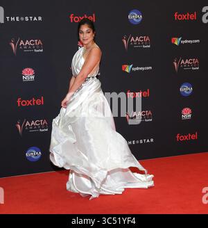4 décembre 2019, Sydney, Nouvelle-Galles du Sud, Australie : Sarah Roberts assiste aux AACTA Awards 2019 présentés par Foxtel au Star le 4 décembre 2019 à Sydney, Australie. (Crédit image : © Belinda Vel/SOPA images via ZUMA Wire) Banque D'Images