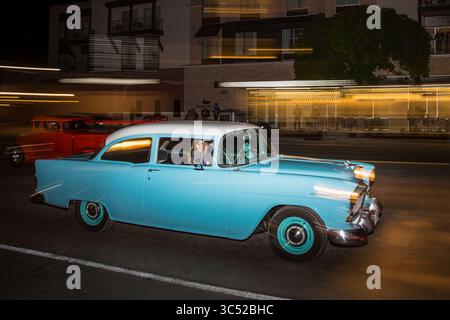 Le 29 avril 2017, Moab, Utah, États-Unis : une Chevrolet coupé 1955 restaurée en croisière au Moab April action car Show à Moab, Utah. (Crédit image : © Jon G. Fuller / Vwpics/VW pics via ZUMA Wire) Banque D'Images