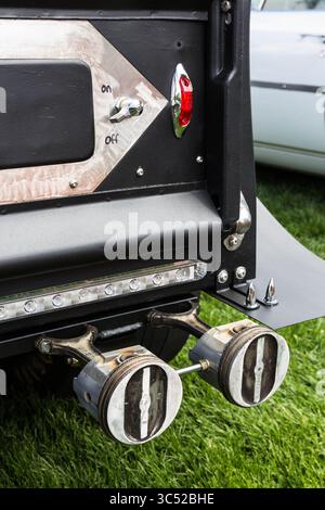 29 avril 2017, Moab, Utah, États-Unis : une camionnette GMC 1953 hautement modifiée construite sur mesure au Moab April action car Show à Moab, Utah. (Crédit image : © Jon G. Fuller / Vwpics/VW pics via ZUMA Wire) Banque D'Images