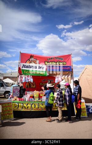 10 septembre 2016, Window Rock, Arizona, États-Unis : Navajo Nation Fair, un événement de renommée mondiale qui présente l'agriculture, les beaux-arts et l'artisanat navajo, avec la promotion et la préservation du patrimoine Navajo en offrant des divertissements culturels. Window Rock, Arizona. (Crédit image : © Nano Calvo/VW pics via ZUMA Wire) Banque D'Images