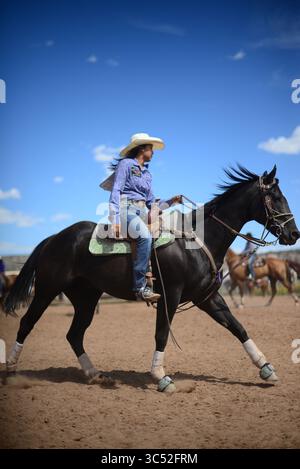 10 septembre 2016, Window Rock, Arizona, États-Unis : Navajo Nation Fair, un événement de renommée mondiale qui présente l'agriculture, les beaux-arts et l'artisanat navajo, avec la promotion et la préservation du patrimoine Navajo en offrant des divertissements culturels. Window Rock, Arizona. (Crédit image : © Nano Calvo/VW pics via ZUMA Wire) Banque D'Images