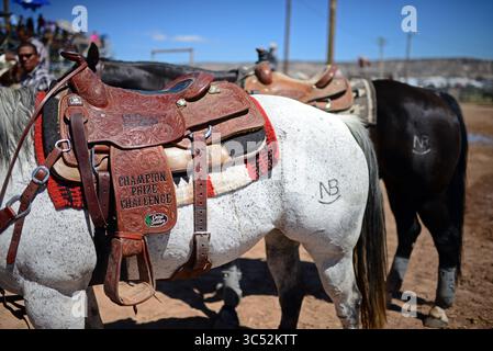 10 septembre 2016, Window Rock, Arizona, États-Unis : Navajo Nation Fair, un événement de renommée mondiale qui présente l'agriculture, les beaux-arts et l'artisanat navajo, avec la promotion et la préservation du patrimoine Navajo en offrant des divertissements culturels. Window Rock, Arizona. (Crédit image : © Nano Calvo/VW pics via ZUMA Wire) Banque D'Images