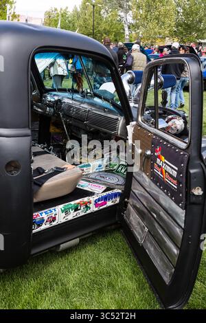 29 avril 2017, Moab, Utah, États-Unis : une camionnette GMC 1953 hautement modifiée construite sur mesure au Moab April action car Show à Moab, Utah. (Crédit image : © Jon G. Fuller / Vwpics/VW pics via ZUMA Wire) Banque D'Images
