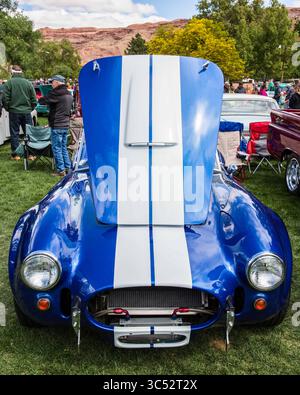 29 avril 2017, Moab, Utah, États-Unis : une Ford AC Cobra restaurée et modifiée au Moab April action car Show à Moab, Utah. (Crédit image : © Jon G. Fuller / Vwpics/VW pics via ZUMA Wire) Banque D'Images