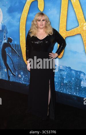 16 décembre 2019, New York, NY, États-Unis : 16 décembre 2019 New York City..Rebel Wilson en première mondiale de â€˜Cats le 16 décembre 2019 à New York. (Crédit image : © Kristin Callahan/Ace Pictures via ZUMA Press) Banque D'Images