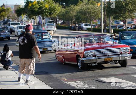 21 septembre 2019, National City, CA, États-Unis : la San Diego Lowrider Association a présenté la première fin du salon de voiture d'été le 21 septembre 2019 à National City, Calif. (Crédit image : © TNS via ZUMA Wire) Banque D'Images