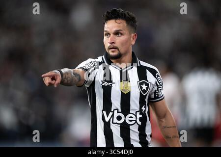 Rio de Janeiro, Brésil. 29 juillet 2025. RJ - RIO DE JANEIRO - 07/29/2025 - BRÉSIL CUP 2025, BOTAFOGO x BRAGANTINO - Artur, joueur de Botafogo, lors du match contre Bragantino au stade Engenhao pour le championnat de la Coupe du Brésil 2025. Photo : Jorge Rodrigues/AGIF (photo : Jorge Rodrigues/AGIF/SIPA USA) crédit : Sipa USA/Alamy Live News Banque D'Images