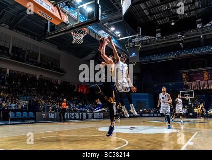 10 janvier 2020, Moscou, Russie : Jonas Jerebko, #11 de Khimki Moscou en action lors du match de la Round 18 de Turkish Airlines Euroleague de la saison 2019-2020 entre Khimki Moscou et Zenit Saint Petersburg à la Mytishchi Arena à Moscou..score final ; Zenit Saint Petersburg 83 :81 Khimki Moscou. (Crédit image : © Nicholas Muller/SOPA images via ZUMA Wire) Banque D'Images