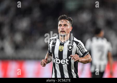 Rio de Janeiro, Brésil. 29 juillet 2025. RJ - RIO DE JANEIRO - 07/29/2025 - BRÉSIL CUP 2025, BOTAFOGO x BRAGANTINO - Artur, joueur de Botafogo, lors du match contre Bragantino au stade Engenhao pour le championnat de la Coupe du Brésil 2025. Photo : Thiago Ribeiro/AGIF (photo : Thiago Ribeiro/AGIF/Sipa USA) crédit : Sipa USA/Alamy Live News Banque D'Images