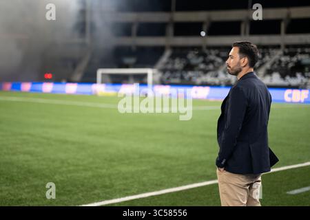 Rio de Janeiro, Brésil. 30 juillet 2025. RJ - RIO DE JANEIRO - 07/29/2025 - BRÉSIL CUP 2025, BOTAFOGO x BRAGANTINO - Davide Ancelotti, entraîneur de Botafogo, lors du match contre Bragantino au stade Engenhao pour la Coupe du Brésil 2025. Photo : Jorge Rodrigues/AGIF crédit : AGIF/Alamy Live News Banque D'Images