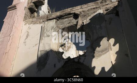 15 novembre 2019, Port-au-Prince, HAI : la cathédrale de Port-au-Prince est toujours en ruines 10 ans après le tremblement de terre. (Crédit image : © TNS via ZUMA Wire) Banque D'Images