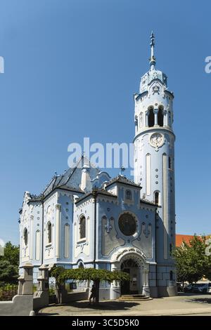 Église Sainte-Élisabeth, également connue sous le nom d'église bleue, à Bratislava, Slovaquie Banque D'Images
