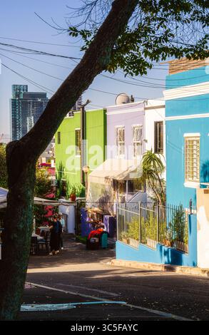 District de Bo Kaap, le Cap, Afrique du Sud Banque D'Images