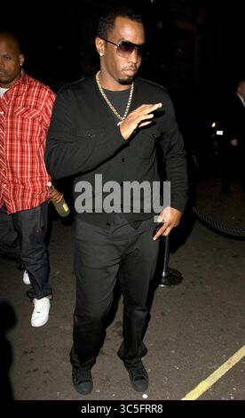 Sean Combs aka Puff Daddy ou P. Diddy à l'hôtel Mayfair à Londres - 10 juin 2010 Banque D'Images