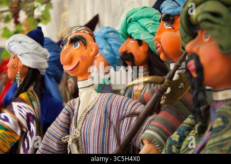 De la collection de poupées - Ali Baba et quarante voleurs - de Boukhara. Banque D'Images