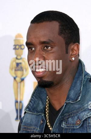 Sean 'Diddy' Combs aux MTV Movie Awards 2010 à Los Angeles, le 6 juin 2010 Banque D'Images