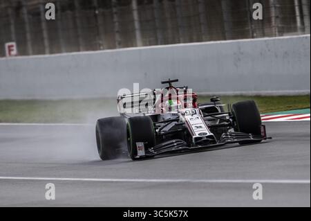 27 février 2020, Montmelo, Catalogne, Espagne : Antonio Giovinazzi participe aux essais de la nouvelle saison du Grand Prix de formule 1 sur le circuit de Catalunya à Montmelo. (Crédit image : © German Vidal/SOPA images via ZUMA Wire) Banque D'Images