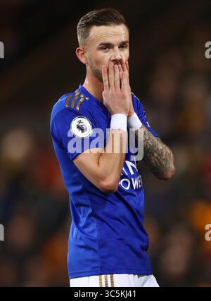 28 février 2020, Norwich, Royaume-Uni : James Maddison de Leicester City lors du match de premier League entre Norwich City et Leicester City à Carrow Road..score final ; Norwich City 1 :0 Leicester City. (Crédit image : © Richard Calver/SOPA images via ZUMA Wire) Banque D'Images