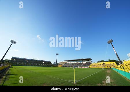Stade Sankyo Frontier Kashiwa, Chiba, Japon. 30 juillet 2025. Sankyo Frontier Kashiwa Stadium/vue générale, 30 JUILLET 2025 - Football/Football : stade de Reims Japan Tour 2025 between stade de Reims 1-2 Kashiwa Reysol at Sankyo Frontier Kashiwa Stadium, Chiba, Japon. Crédit : AFLO SPORT/Alamy Live News Banque D'Images