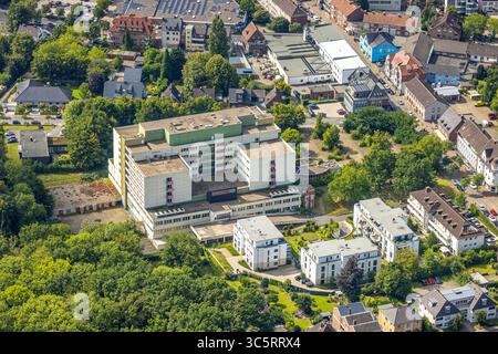 Luftbild, geschlossenes : Josef-Krankenhaus, Bockum-Hövel, Hamm, Ruhrgebiet, Nordrhein-Westfalen, Deutschland ACHTUNGxMINDESTHONORARx60xEURO *** Aerial view, Closed : Josef Hospital, Bockum Hövel, Hamm, Ruhr area, North Rhine-Westphalia, Allemagne ATTENTIONxMINDESTHONORARx60xEURO Banque D'Images