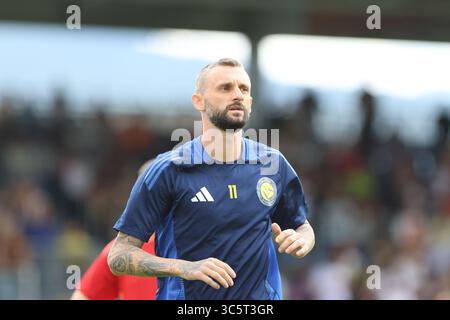 Groedig, Autriche. 30 juillet 2025. Groedig, AUTRICHE - JUILLET 30 : Marcelo Brozovic d'Al Nassr lors du match amical de pré-saison entre Al Nassr et Toulouse FC à la MGG Arena le 30 juillet 2025 à Groedig, Autriche .250730 SEPA 07 057 - 20250730 PD9718 crédit : APA-PictureDesk/Alamy Live News Banque D'Images