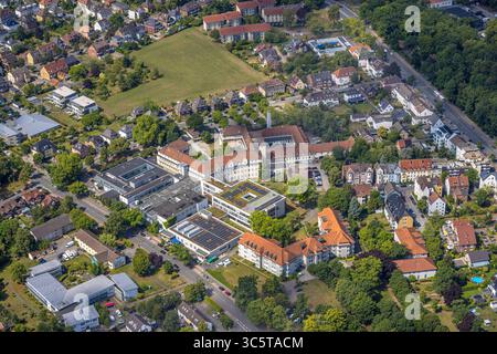 Luftbild, produits Marien-Hospital Hamm und Johanniter-Kliniken Hamm, Standort Knappenstraße, Uentrop, Hamm, Ruhrgebiet, Nordrhein-Westfalen, Deutschland ACHTUNGxMINDESTHONORARx60xEURO *** vue aérienne, Hôpital St Marien Hamm et Johanniter Kliniken Hamm, site de Knappenstraße, Uentrop, Hamm, région de la Ruhr, Rhénanie du Nord-Westphalie, Allemagne ATTENTIONxMINDESTHONORARx60xEURO Banque D'Images
