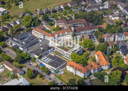 Luftbild, produits Marien-Hospital Hamm und Johanniter-Kliniken Hamm, Standort Knappenstraße, Uentrop, Hamm, Ruhrgebiet, Nordrhein-Westfalen, Deutschland ACHTUNGxMINDESTHONORARx60xEURO *** vue aérienne, Hôpital St Marien Hamm et Johanniter Kliniken Hamm, site de Knappenstraße, Uentrop, Hamm, région de la Ruhr, Rhénanie du Nord-Westphalie, Allemagne ATTENTIONxMINDESTHONORARx60xEURO Banque D'Images