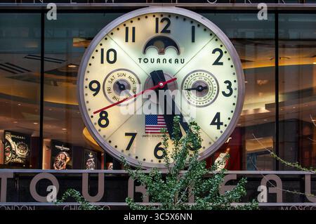 23 septembre 2009, New York, New York, États-Unis : magasin de montres-horloges la boutique Torneau à New York, États-Unis. Tourneau, LLC, est un détaillant de montres de luxe établi en 1900 et basé aux États-Unis. (Crédit image : © Sergi ReboredoZUMA Wire) Banque D'Images