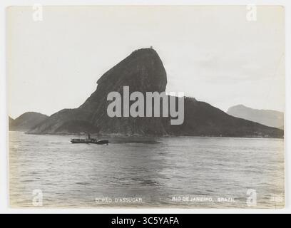 Morro do Pão de Açúcar ; a partir de Niterói (007A5P3F13-022). Banque D'Images