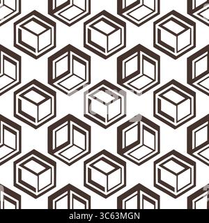 Motifs floraux vintage sans couture et motifs géométriques de tuiles Mandala Illustration de Vecteur