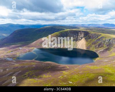 Loch Brandy à Glen Clova, Angus, Écosse Banque D'Images