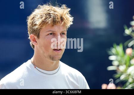Budapest, Hongrie. 31 juillet 2025. Liam Lawson (NZL) Racing Bulls. 31.07.2025. Championnat du monde de formule 1, Rd 14, Grand Prix de Hongrie, Budapest, Hongrie, journée de préparation. Le crédit photo devrait se lire : XPB/Alamy Live News. Banque D'Images