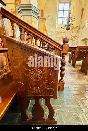 La belle synagogue du 17ème siècle à Tykocin, Pologne. Banque D'Images