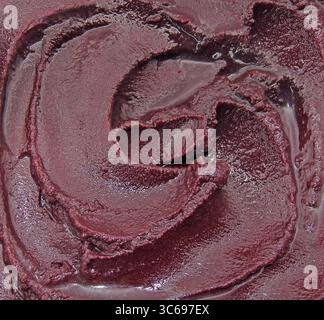 TEXTURE CRÈME ACAI VUE DE DESSUS Banque D'Images