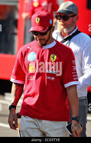 Budapest, Hongrie. 31 juillet 2025. Lewis Hamilton (GBR) Ferrari. 31.07.2025. Championnat du monde de formule 1, Rd 14, Grand Prix de Hongrie, Budapest, Hongrie, journée de préparation. Le crédit photo devrait se lire : XPB/Alamy Live News. Banque D'Images