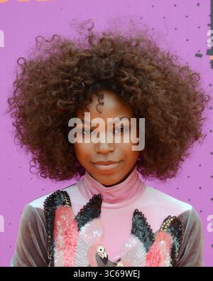 13 juillet 2017, Westwood, Californie, États-Unis : Riele Downs participe aux Nickelodeon Kids' Choice Sports Awards 2017 au Pauley Pavilion à Los Angeles, Californie, le 13 juillet 2017. (Crédit image : © Billy Bennight/ZUMA Wire) Banque D'Images
