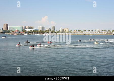 12 août 2018, long Beach, Californie, États-Unis : ambiance au camp d'été ALT 98,7 au Queen Mary Events Park le 12 août 2018 à long Beach le 12 août 2018 (crédit image : © Billy Bennight/ZUMA Wire) Banque D'Images