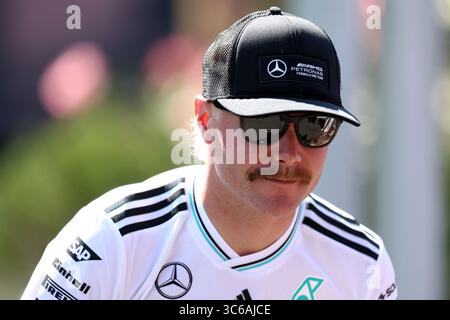 Mogyorod, Hongrie. 31 juillet 2025. Valtteri Bottas, de McLaren, est en avant-première du Grand Prix de F1 de Hongrie à Hungaroring le 31 juillet 2025 à Mogyorod, en Hongrie. Crédit : Marco Canoniero/Alamy Live News Banque D'Images