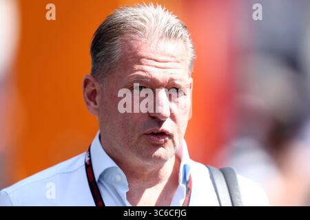 Mogyorod, Hongrie. 31 juillet 2025. Jos Verstappen est en avant du Grand Prix de F1 de Hongrie à Hungaroring le 31 juillet 2025 à Mogyorod, Hongrie. Crédit : Marco Canoniero/Alamy Live News Banque D'Images