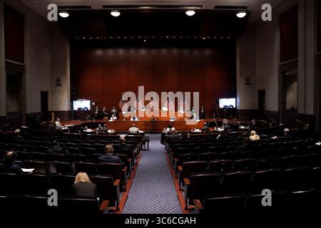 10 juin 2020, Washington, District of Columbia, États-Unis : le Comité judiciaire de la Chambre tient une audience pour discuter de la brutalité policière et du profilage racial le mercredi 10 juin 2020 (image de crédit : © Greg Nash/CNP via ZUMA Wire) Banque D'Images