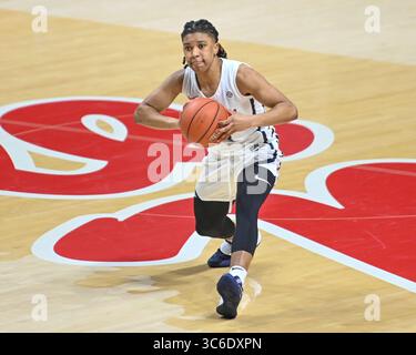 07 janvier 2021 : Valerie Nesbit (4), la garde d'Ole' Miss, en action lors du match de basket féminin de la NCAA entre les Tigers d'Auburn et les Rebels d'Ole' Miss au Pavillion d'Oxford, Mississippi. (Photo par : Kevin Langley/CSM)(image de crédit : &copy ; Kevin Langley/CSM via ZUMA Wire) Banque D'Images
