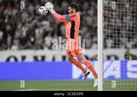 Rio de Janeiro, Brésil, 29 juillet 2025. Match de football Botafogo vs Red Bull Bragantino, pour le championnat brésilien, au stade Maracanã. Banque D'Images